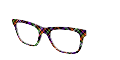 The Hexed Plaid - Angle Top Thumbnail - Pair Eyewear