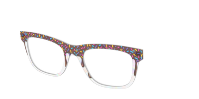The Holographic Milkshake - Angle Top Thumbnail - Pair Eyewear
