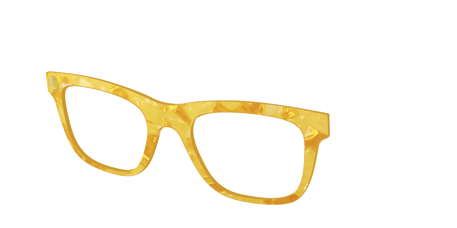 The Hufflepuff™ Pearl Tortoise - Angle Top Image - Pair Eyewear