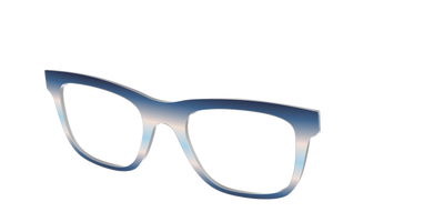 The Hydrangea Haze Gradient - Angle Top Thumbnail - Pair Eyewear
