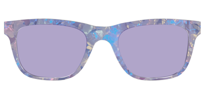 The Lavender Pearl Tort With Celestial Purple Lens - Front Top Thumbnail - Pair Eyewear