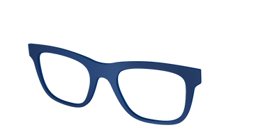The Matte Navy - Angle Top Thumbnail - Pair Eyewear