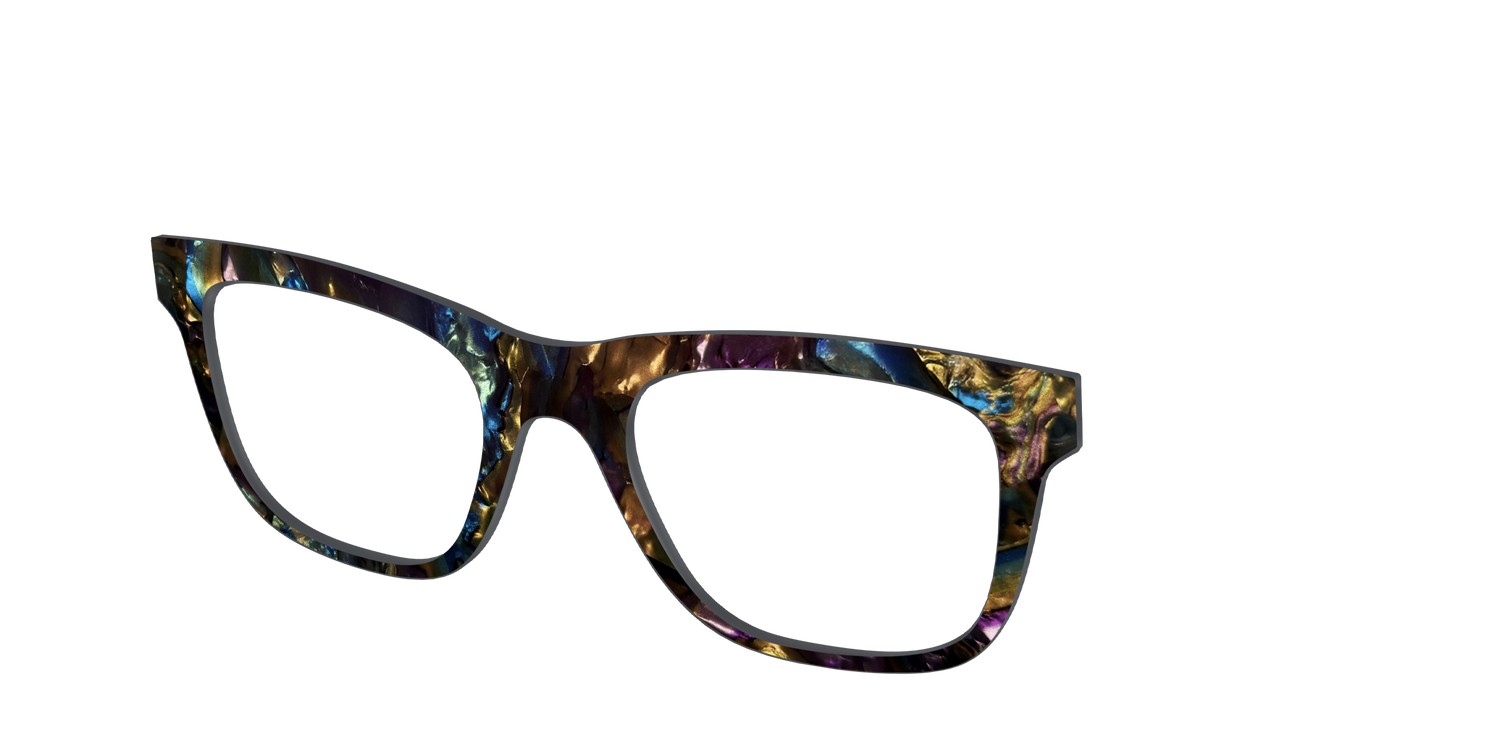 The Mercurius Bronze Pearl - Angle Top Image - Pair Eyewear