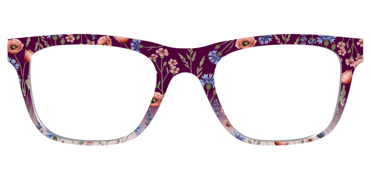 The Mulberry Floral Dip-Dye - Front Top Image - Pair Eyewear