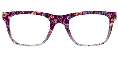 The Mulberry Floral Dip-Dye - Front Top Thumbnail - Pair Eyewear