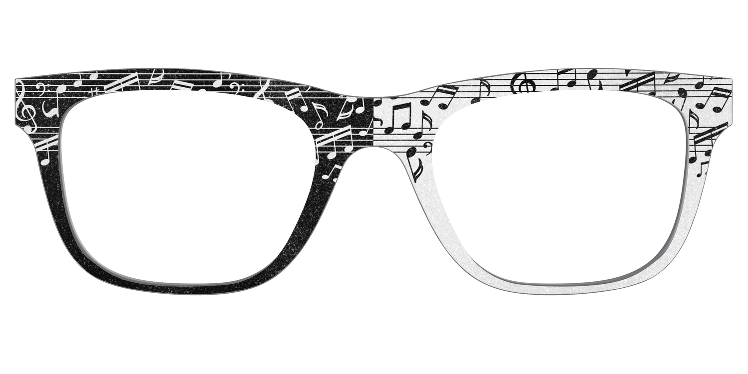 The Musical Shimmer Split - Front Top Image - Pair Eyewear
