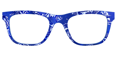 The Navy Shimmer Mosaic - Front Top Thumbnail - Pair Eyewear