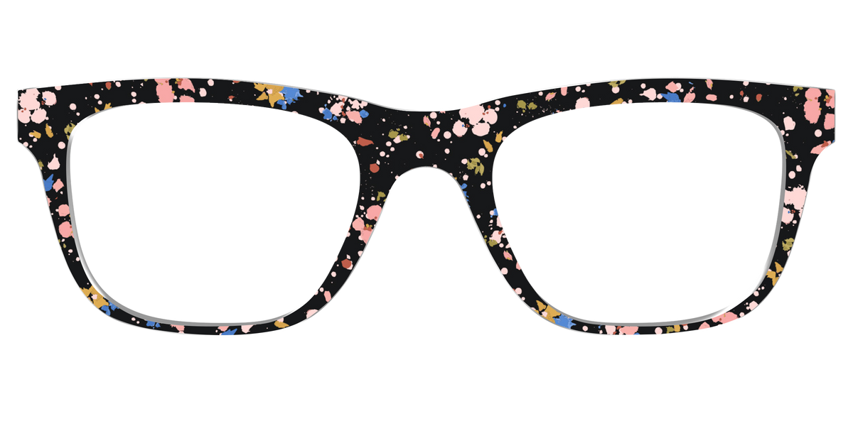 The Pallid Paint Splatter - Front Top Image - Pair Eyewear