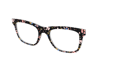 The Pallid Paint Splatter - Angle Top Thumbnail - Pair Eyewear