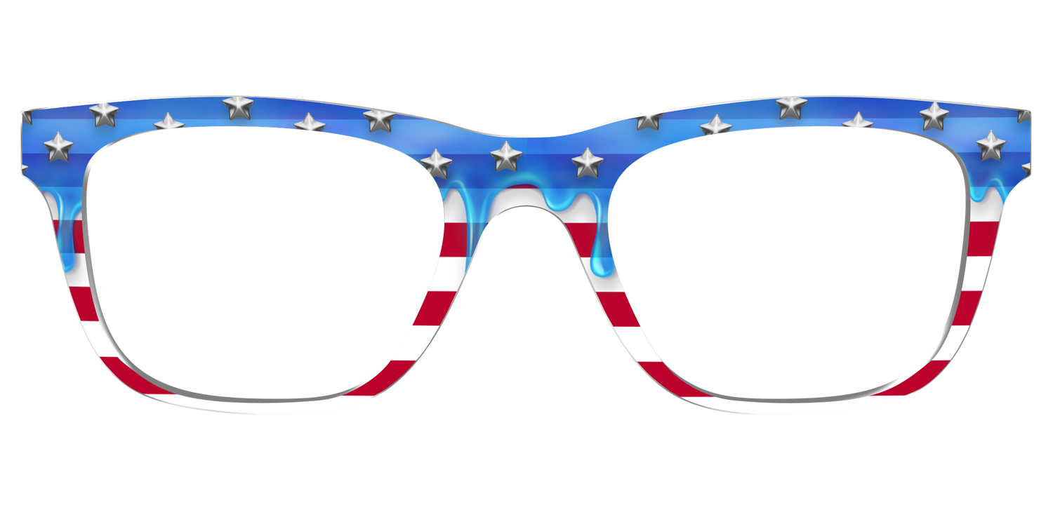 The Patriotic Slime - Front Top Image - Pair Eyewear