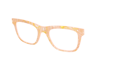 The Peach Creamsicle Pearl Marble - Angle Top Thumbnail - Pair Eyewear