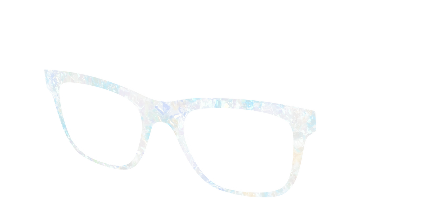 The Pearlescent Opal - Angle Top Image - Pair Eyewear