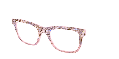 The Pink Conch Shell Pearl Crystal Split - Angle Top Thumbnail - Pair Eyewear