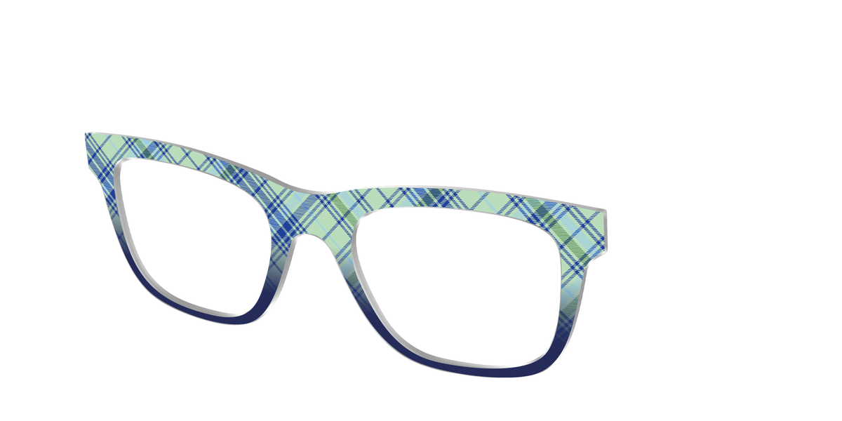 The Poetic Plaid - Angle Top Image - Pair Eyewear