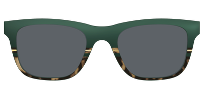The Polarized Spruce Tortoise Sun Top - Front Top Thumbnail - Pair Eyewear