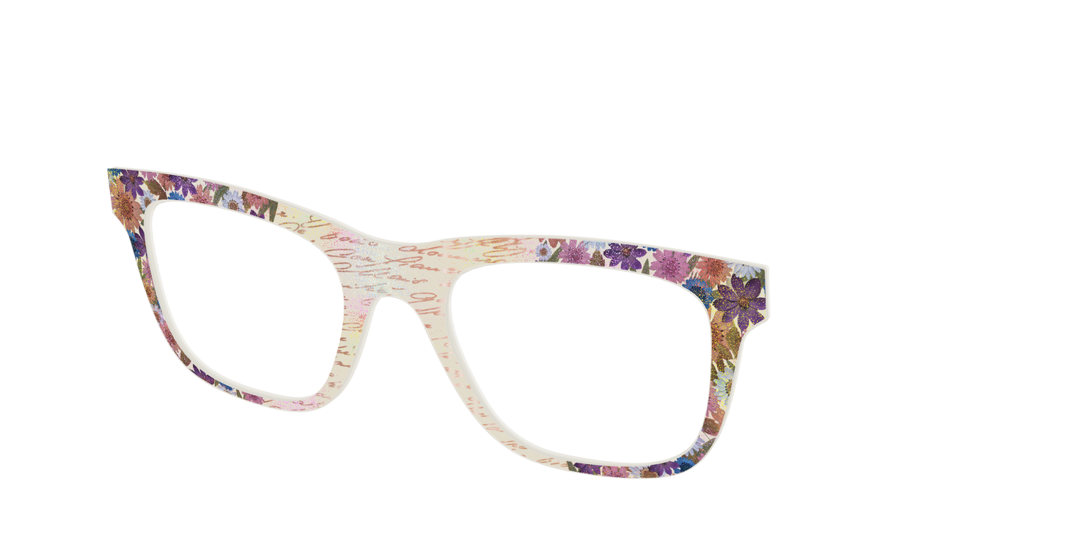 The Pressed Flowers with Foil Crystal - Angle Top Image - Pair Eyewear