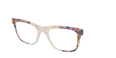 The Pressed Flowers with Foil Crystal - Angle Top Thumbnail - Pair Eyewear