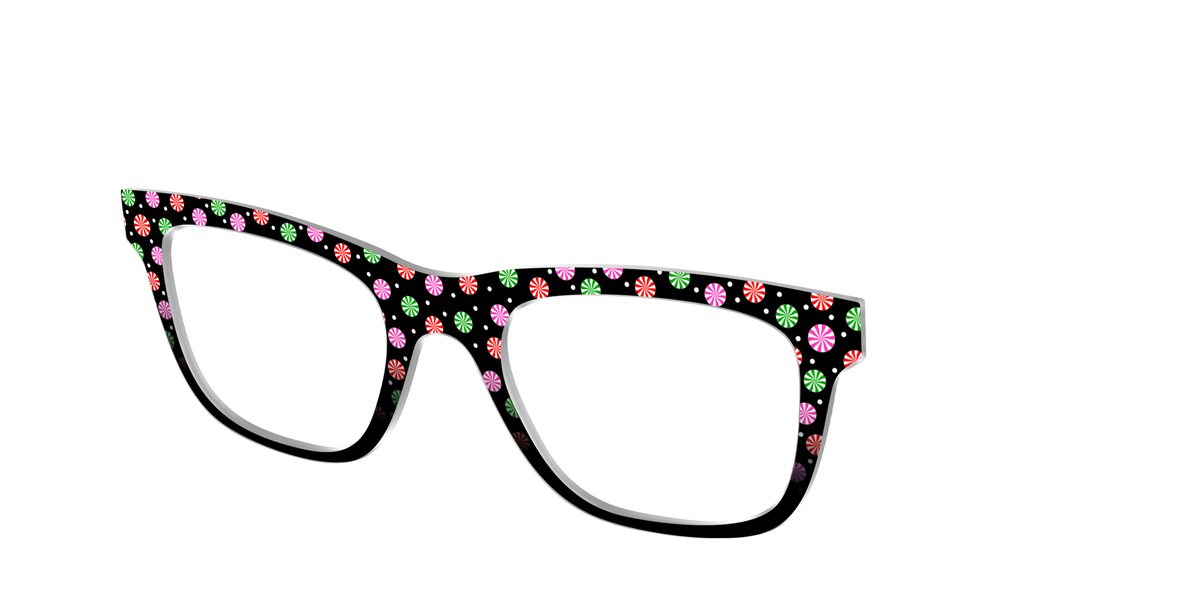The Pretty Peppermints - Angle Top Image - Pair Eyewear
