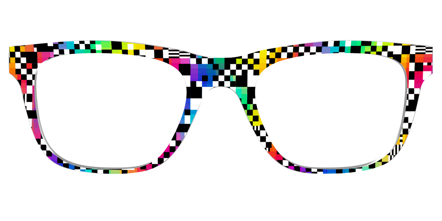The Prismatic Check - Front Top Image - Pair Eyewear