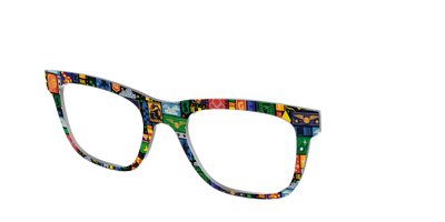 The Quidditch Patchwork - Angle Top Thumbnail - Pair Eyewear