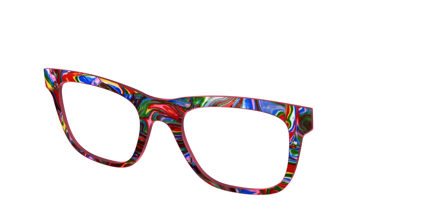The Radiant Pearl Marble - Angle Top Image - Pair Eyewear