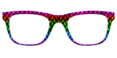 The Rainbow Dragon Scales - Front Top Thumbnail - Pair Eyewear