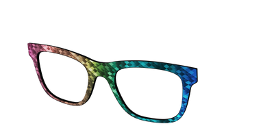The Rainbow Prism - Angle Top Thumbnail - Pair Eyewear