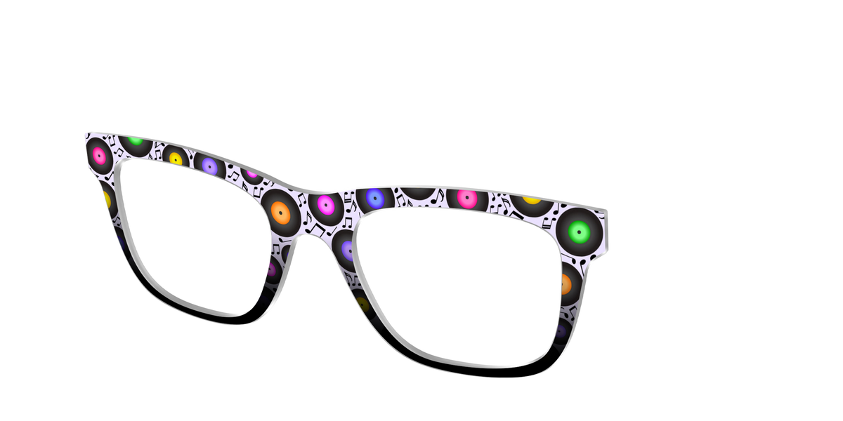 The Record Collection - Angle Top Image - Pair Eyewear