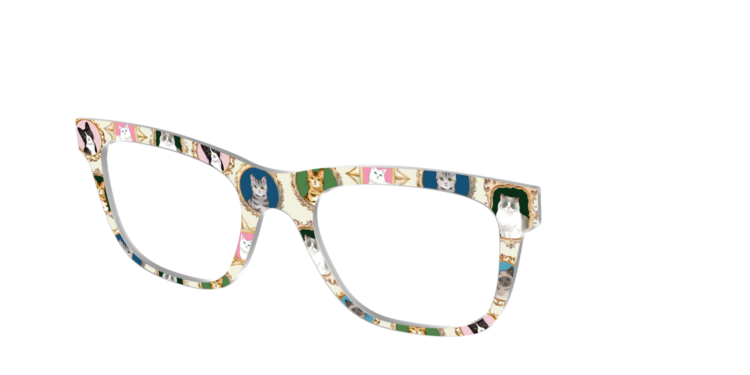 The Rococo Kittens - Angle Top Image - Pair Eyewear