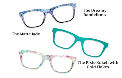 The Jessie - Seafoam Clear - Pairing Set - Pair Eyewear