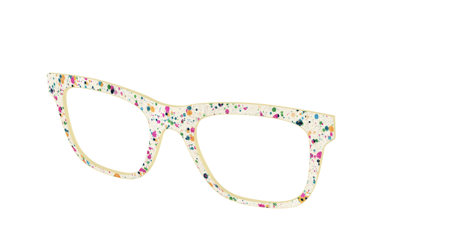 The Shimmer Speckled Egg - Angle Top Image - Pair Eyewear