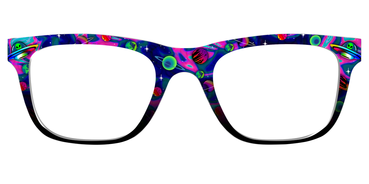 The Space Invasion Marble - Front Top Image - Pair Eyewear