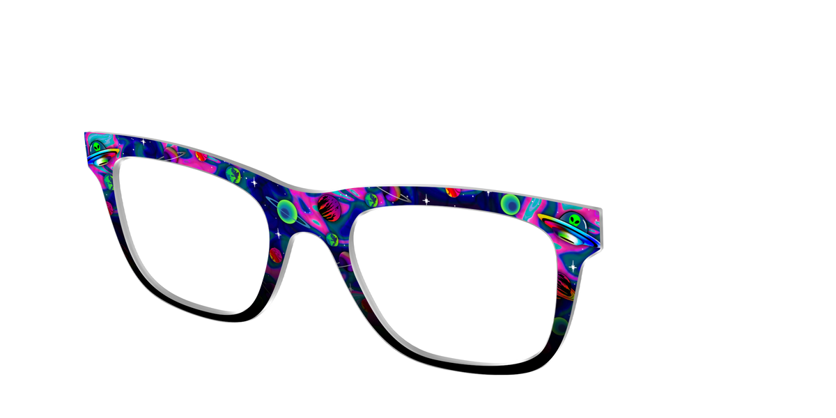 The Space Invasion Marble - Angle Top Image - Pair Eyewear