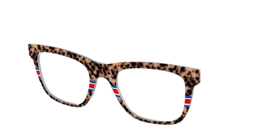The Spirit Stripe Tortoise - Angle Top Thumbnail - Pair Eyewear