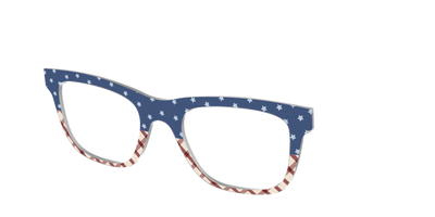 The Starry Gingham Split - Angle Top Thumbnail - Pair Eyewear