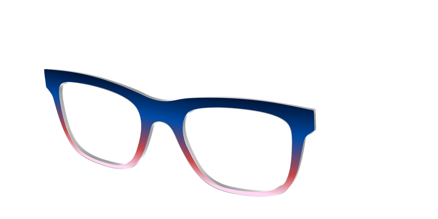The Summer Sky Gradient - Angle Top Image - Pair Eyewear