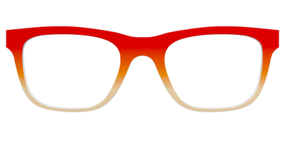 The Tangerine to Apricot Gradient - Front Top Thumbnail - Pair Eyewear