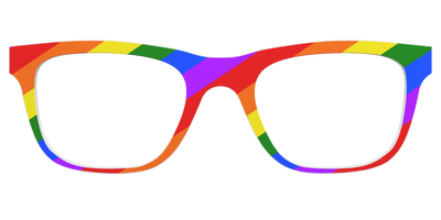 The Traditional Pride Flag - Front Top Thumbnail - Pair Eyewear