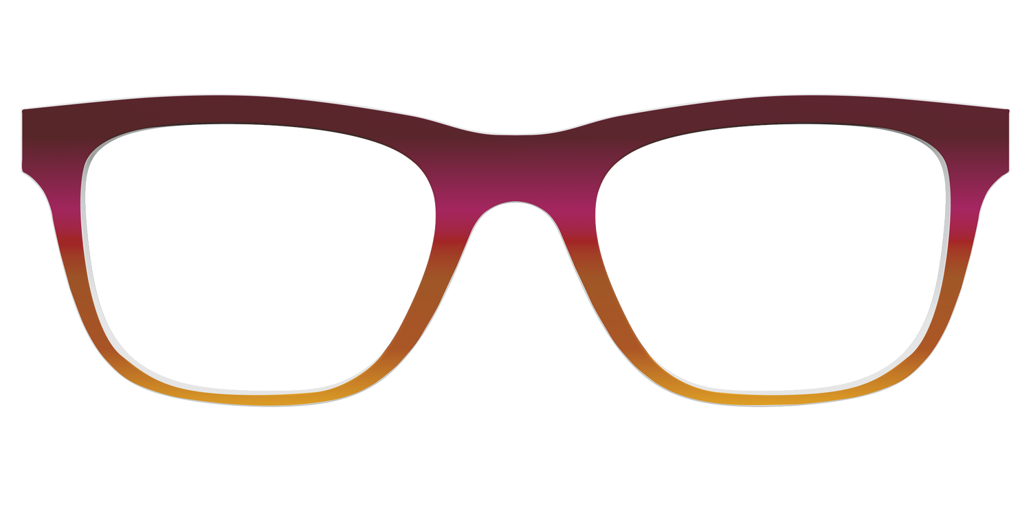 The Umber to Ochre Gradient - Front Top Image - Pair Eyewear