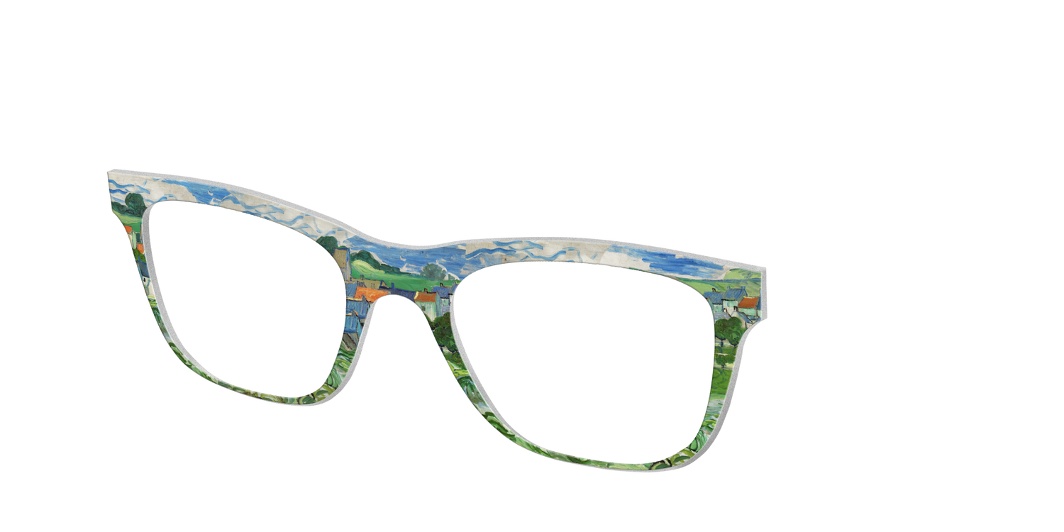 The View of Auvers-Sur-Oise - Angle Top Image - Pair Eyewear