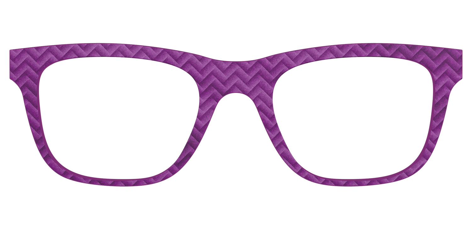 The Violet Herringbone - Front Top Image - Pair Eyewear