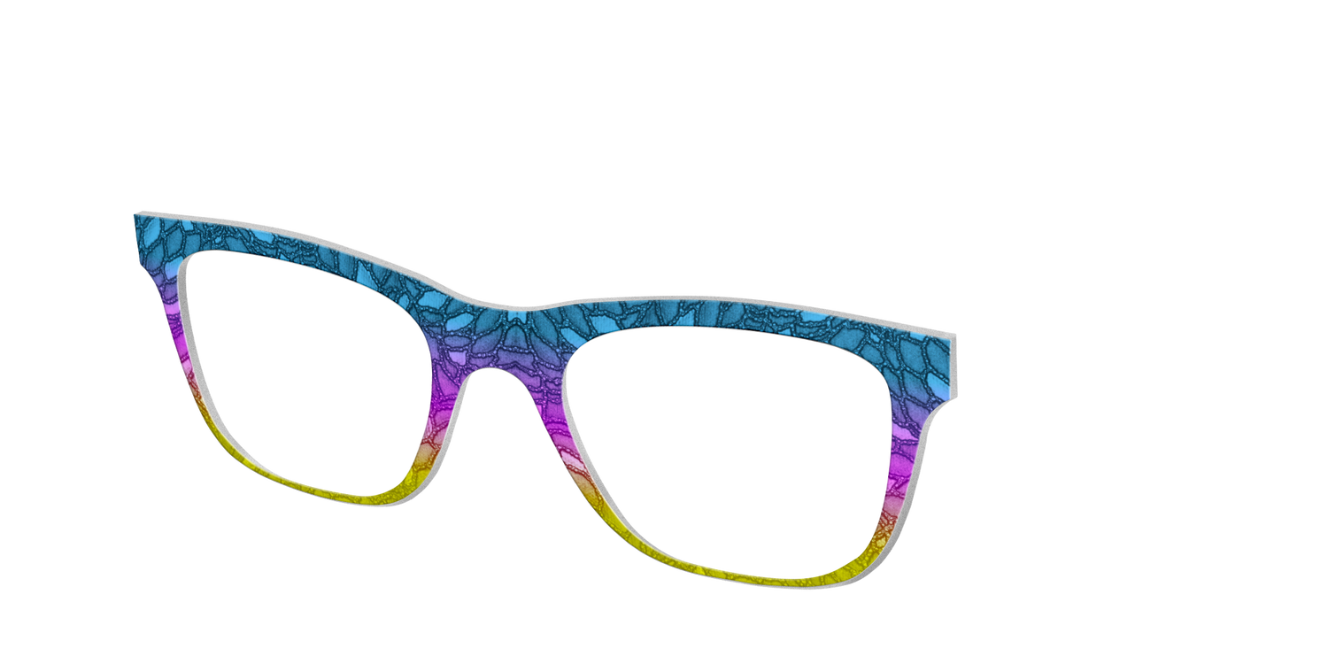 The Wavy Gradient - Angle Top Image - Pair Eyewear
