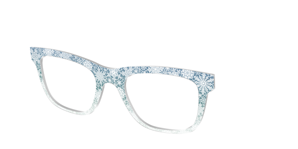 The White Lace Snowflake Crystal - Angle Top Image - Pair Eyewear