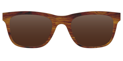 The Polarized Woodgrain Sun Top - Front Top Thumbnail - Pair Eyewear