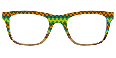 The Woodgrain Waves - Front Top Thumbnail - Pair Eyewear