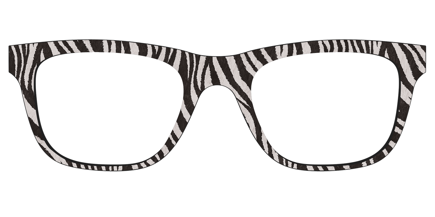 The Zebra Stripes - Front Top Image - Pair Eyewear