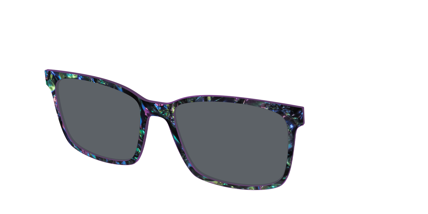 The Polarized Abalone Sun Top - Angle Top Image - Pair Eyewear
