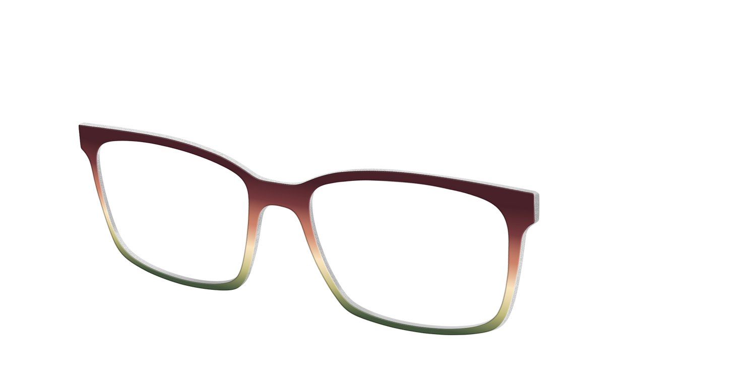 The Acorn to Moss Gradient - Angle Top Image - Pair Eyewear