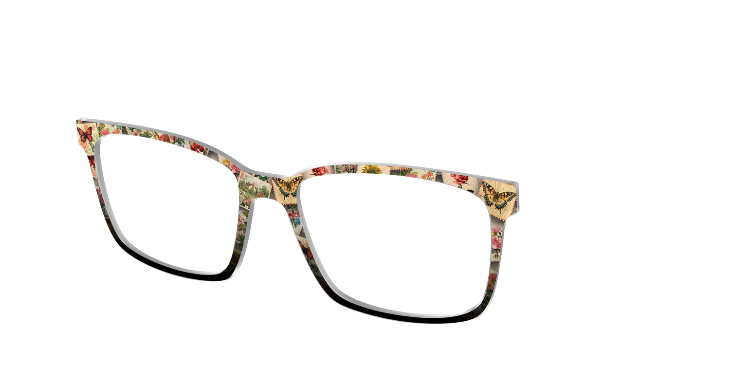 The Antique Stamps - Angle Top Image - Pair Eyewear