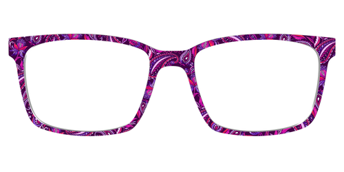 The Aubergine Paisley - Kirby Top - Pair Eyewear